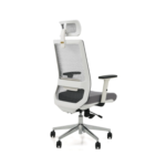 Timob Quadro Ortopedik Çalışma Koltuğu Beyaz Gri Timob Quadro Ortopedik Çalışma Koltuğu Beyaz Gri