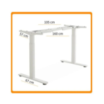 Timob Çift Motor Elektrikli Yükseklik Ayarlı Masa Mekanizması Beyaz (Tabla Dahil Değildir) Timob Çift Motor Elektrikli Yükseklik Ayarlı Masa Mekanizması Beyaz (Tabla Dahil Değildir)