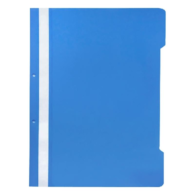 Kraf Plastik Telli Dosya Mavi 50'li Paket