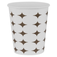 Metrosan Yıldız Desenli Karton Bardak 6,5 Oz 50'li