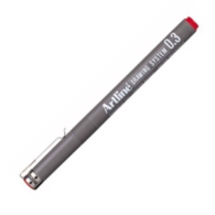 Artline 233 Çizim Kalemi 0.3 mm Kırmızı 12'li Artline 233 Çizim Kalemi 0.3 mm Kırmızı 12'li