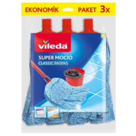 Vileda SuperMocio Klasik 3'lü Yedek Paspas Vileda SuperMocio Klasik 3'lü Yedek Paspas