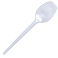 Eco Plastik Kaşık 100'lü Şeffaf Eco Plastik Kaşık 100'lü Şeffaf