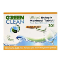 U Green Clean Bitkisel Bulaşık Makinesi Tableti 30'lu U Green Clean Bitkisel Bulaşık Makinesi Tableti 30'lu