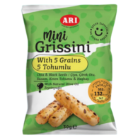 Arı Mini Grissini 5 Tohumlu 30 Gr 20'li Arı Mini Grissini 5 Tohumlu 30 Gr 20'li