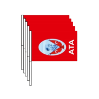 Buket BKT 302 Sopalı Atatürk Bayrağı 22x32 40'lı