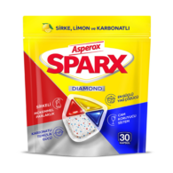 Asperox Sparx Diamond Bulaşık Makinası Tableti 30'lu Asperox Sparx Diamond Bulaşık Makinası Tableti 30'lu