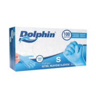 Dolphin Pudrasız Nitril Eldiven Mavi S 100'lü