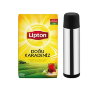 Lipton Doğu Karadeniz Dökme Çay Bergamot Aromalı 1000 Gr 9'lu + CvsTermos Hediyeli