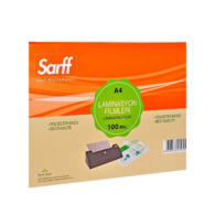Sarff Laminasyon Filmi A4 125 Mic. Parlak Sarff Laminasyon Filmi A4 125 Mic. Parlak