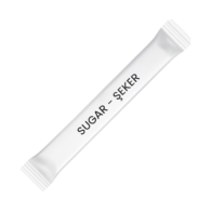 Pek Beyaz Stick Şeker 4 Gr 1200 Adet Baskısız