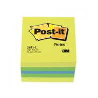 Post-It 2051-L Mini Küp not 51X51 Mm 400 Yaprak Sarı Tonları