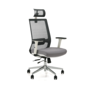 Timob Quadro Ortopedik Çalışma Koltuğu Beyaz Gri Timob Quadro Ortopedik Çalışma Koltuğu Beyaz Gri