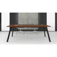 Timob Fly Toplantı Masası 160X90 Barok Ceviz