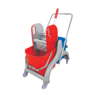 Ceymop Çift Kovalı Krom Çelik Presli Temizlik Seti