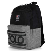Cambridge Polo Club Street Style Dört Bölme Sırt Çantası Siyah