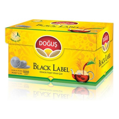 Doğuş Black Label Demlik Poşet Çay 500lü Doğuş Black Label Demlik Poşet Çay 500lü