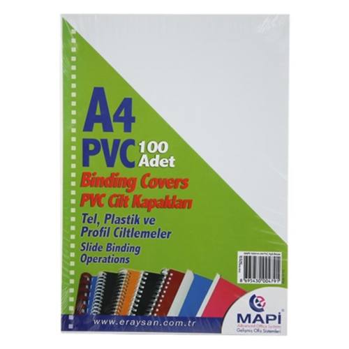 Mapi Pvc A4 160 Micron Cilt Kapağı 100lü Mapi Pvc A4 160 Micron Cilt Kapağı 100lü