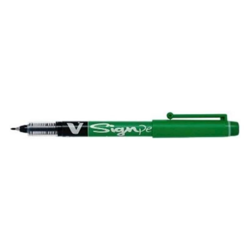 Pilot V-Signpen Keçe Uçlu İmza Kalemi Yeşil Pilot V-Signpen Keçe Uçlu İmza Kalemi Yeşil