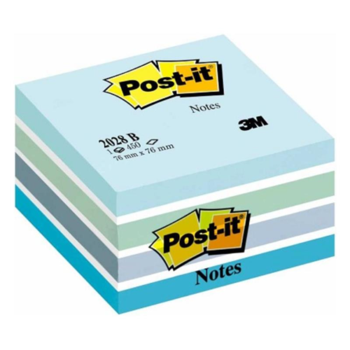 3M Post-it 2028B Yapışkanlı Not Kağıdı 76 Mm x 76 Mm Mavi 450 Yaprak 3M Post-it 2028B Yapışkanlı Not Kağıdı 76 Mm x 76 Mm Mavi 450 Yaprak