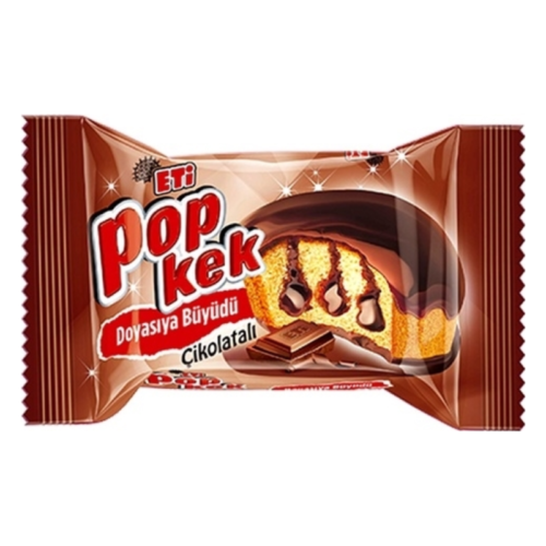 Eti Popkek Çikolatalı 60 Gr 24'lü Eti Popkek Çikolatalı 60 Gr 24'lü