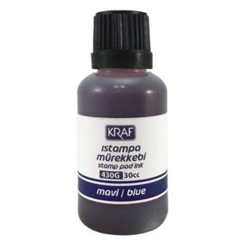 Kraf Istampa Mürekkebi 30 cc Mavi Kraf Istampa Mürekkebi 30 cc Mavi