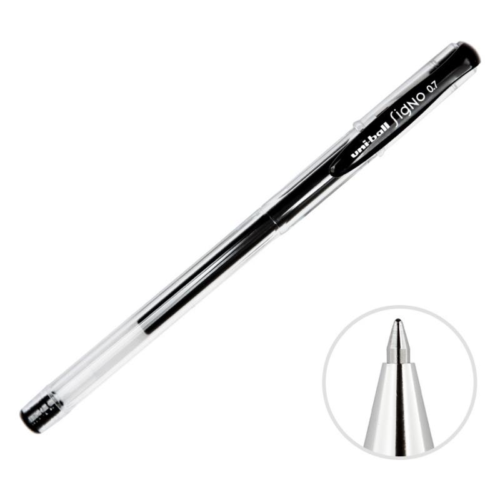 Uni-Ball UM-100 Jel Kalem 0.7 mm Siyah Uni-Ball UM-100 Jel Kalem 0.7 mm Siyah