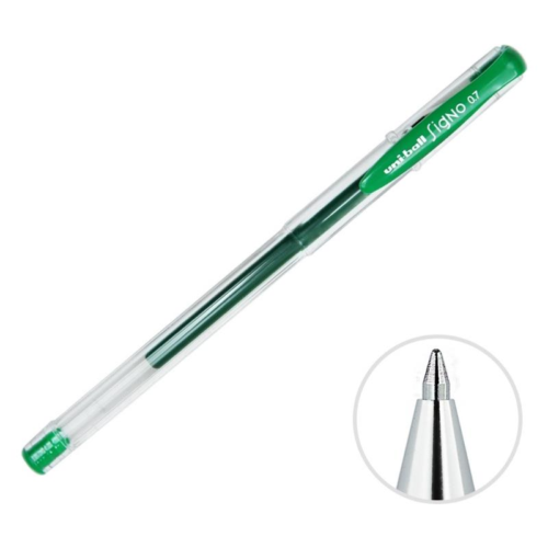 Uni-Ball UM-100 Jel Kalem 0.7 mm Yeşil Uni-Ball UM-100 Jel Kalem 0.7 mm Yeşil