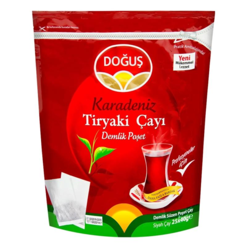 Doğuş Karadeniz Tiryaki Demlik Poşet Çay 40 gr 25'li Doğuş Karadeniz Tiryaki Demlik Poşet Çay 40 gr 25'li