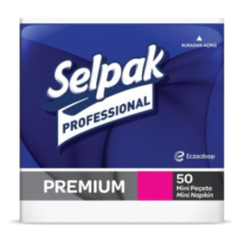 Selpak Professional Mini Peçete 24 x 24 cm 50'li Selpak Professional Mini Peçete 24 x 24 cm 50'li