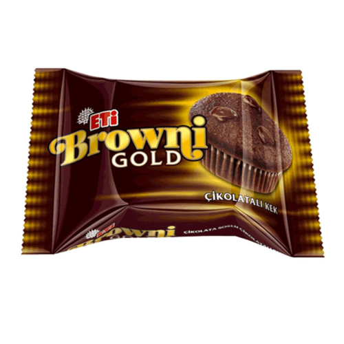 Eti Browni Gold Kakaolu Kek 45 gr 24'lü Eti Browni Gold Kakaolu Kek 45 gr 24'lü