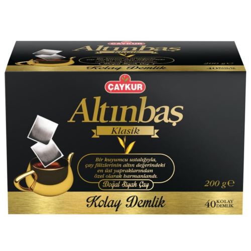 Çaykur Altınbaş Demlik Poşet Çay 200 gr 40'lı Paket Çaykur Altınbaş Demlik Poşet Çay 200 gr 40'lı Paket