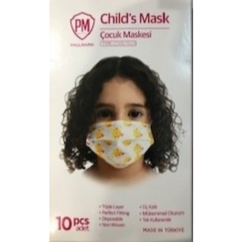 Kız Çocuk Maskesi 3 Katlı 10'lu (Sertifikalı) Kız Çocuk Maskesi 3 Katlı 10'lu (Sertifikalı)