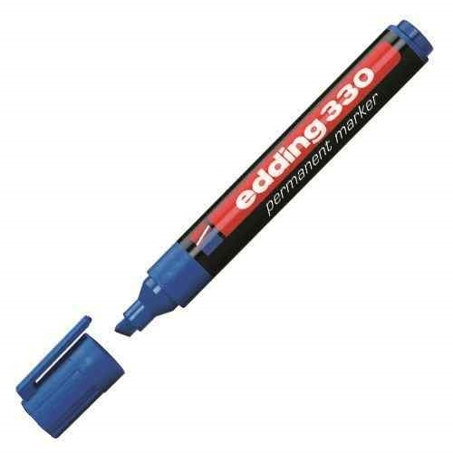 Edding 330 Markör Kalem Kesik Uçlu Mavi Edding 330 Markör Kalem Kesik Uçlu Mavi