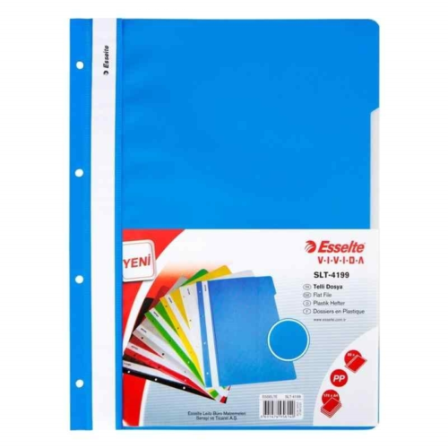Esselte 4199 Açık Mavi Telli Dosya (50'li Paket) Esselte 4199 Açık Mavi Telli Dosya (50'li Paket)