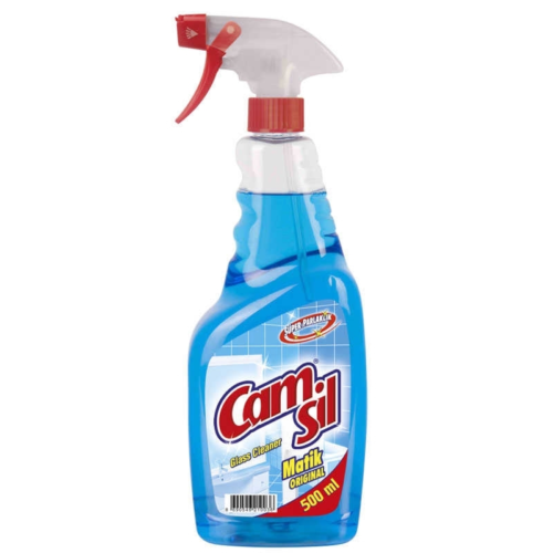Camsil Sprey Sıvı Cam Temizleyici 500 ml Camsil Sprey Sıvı Cam Temizleyici 500 ml