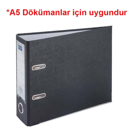 Kraf 1035 Telgraf Klasör Geniş Siyah - A5 boyutunda belgeler için uydundur Kraf 1035 Telgraf Klasör Geniş Siyah - A5 boyutunda belgeler için uydundur