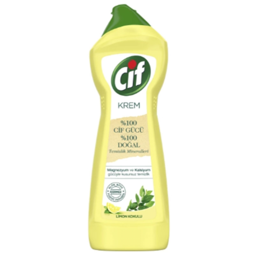 Cif Krem Yüzey Temizleyici Limon Kokulu 750 ml Cif Krem Yüzey Temizleyici Limon Kokulu 750 ml