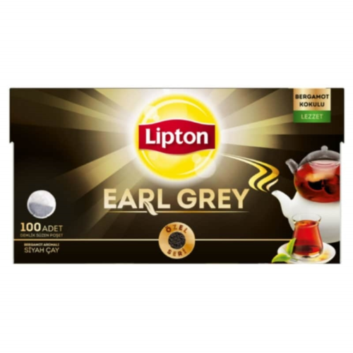 Lipton Earl Grey Demlik Poşet Çay 100'lü Lipton Earl Grey Demlik Poşet Çay 100'lü