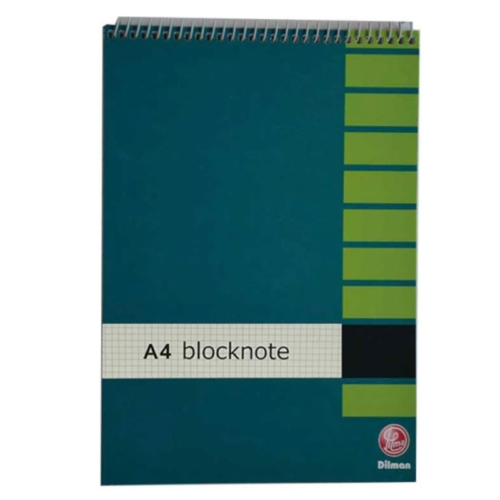 Dilman Spiralli Bloknot Kareli A4 40 Yaprak Dilman Spiralli Bloknot Kareli A4 40 Yaprak