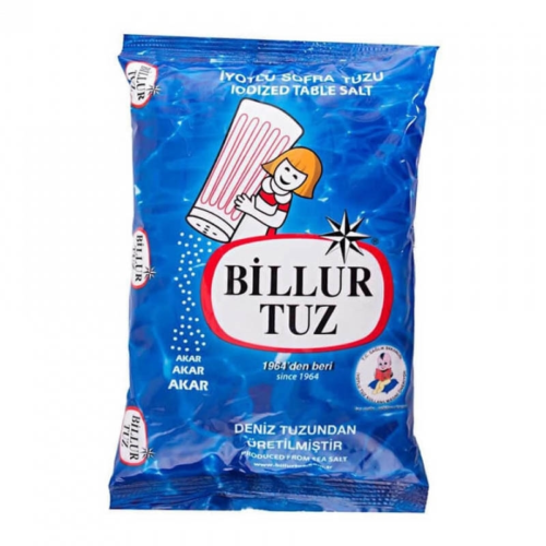 Billur Poşet Tuz 750 gr Billur Poşet Tuz 750 gr