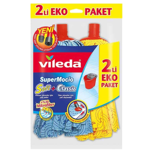 Vileda Supermocio Eko Paket 2’li Paspas Paketi Vileda Supermocio Eko Paket 2’li Paspas Paketi