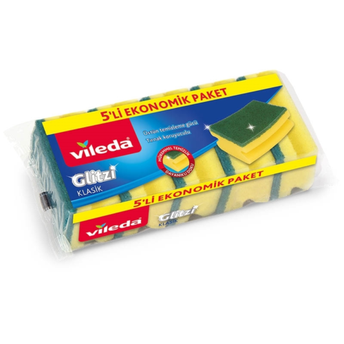 Vileda Oluklu Bulaşık Süngeri 5'li Vileda Oluklu Bulaşık Süngeri 5'li