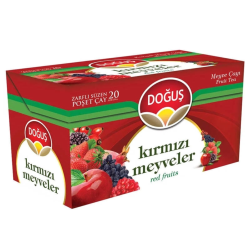 Doğuş Meyve Çayı Kırmızı Meyveler 20'li Doğuş Meyve Çayı Kırmızı Meyveler 20'li