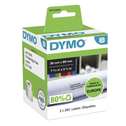 Dymo 99012 Geniş Adres Etiketi 89 x 36 Mm 520’ li Dymo 99012 Geniş Adres Etiketi 89 x 36 Mm 520’ li