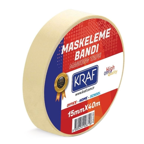 Kraf Maskeleme Bandı 15X40 Kraf Maskeleme Bandı 15X40
