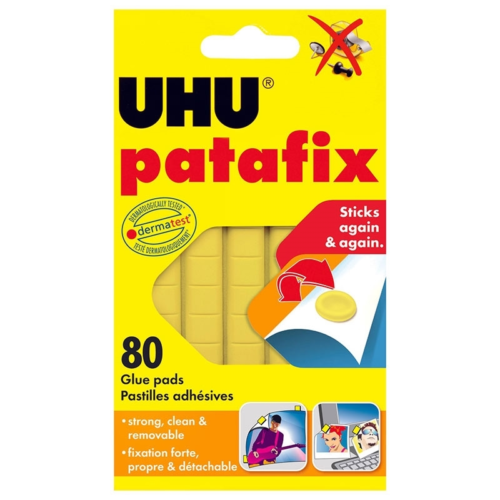 Uhu Patafix Yapıştırıcı 80 Adet Sarı Uhu Patafix Yapıştırıcı 80 Adet Sarı