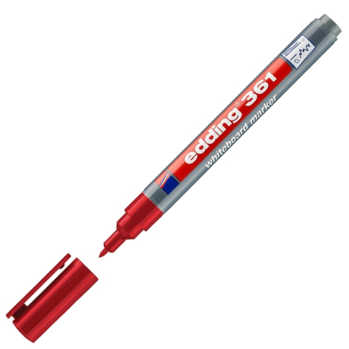 Edding 361 Tahta Kalemi İnce Uç 1 mm Kırmızı Edding 361 Tahta Kalemi İnce Uç 1 mm Kırmızı