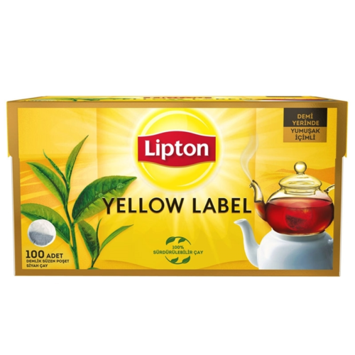 Lipton Yellow Label Demlik Poşet Çay 100'lü Lipton Yellow Label Demlik Poşet Çay 100'lü