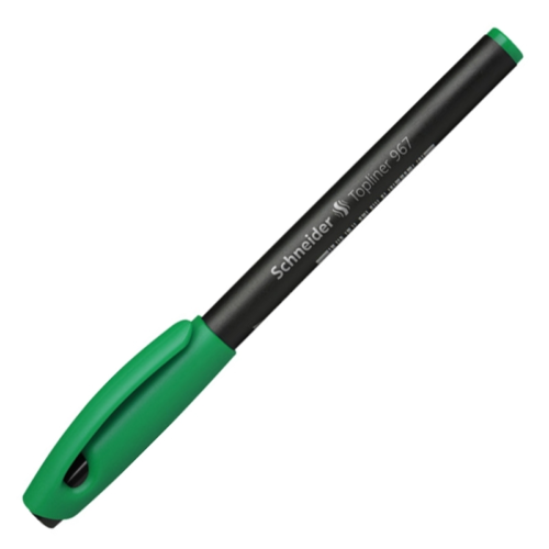 Schneider Topliner 967 İnce Uçlu Keçeli Kalem 0.4 mm Yeşil Schneider Topliner 967 İnce Uçlu Keçeli Kalem 0.4 mm Yeşil